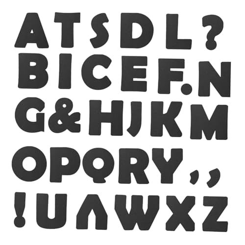 DOITOOL 150 Stück Buchstabenausschnitte Ersatzbuchstaben für die Brieftafel Briefschild Letterboard-Schilder Brieftafeln Vorgeschnittene Buchstaben für die Pinnwand Buchstabe Zeichen Black DOITOOL 150 Stück Buchstabenausschnitte Ersatzbuchstaben für die Brieftafel Briefschild Letterboard-Schilder Brieftafeln Vorgeschnittene Buchstaben für die Pinnwand Buchstabe Zeichen Black von DOITOOL
