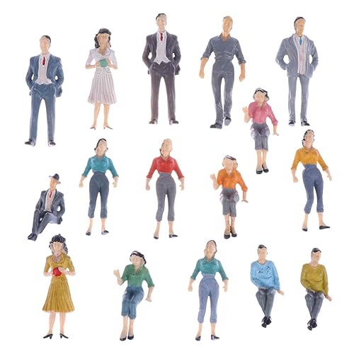 DOITOOL 16 Stück Miniatur Menschen Figuren Bunte Mini für Landschaftsdekoration Puppenhaus Schulprojekte Zufällige Farben Zufällige Farbe DOITOOL 16 Stück Miniatur Menschen Figuren Bunte Mini für Landschaftsdekoration Puppenhaus Schulprojekte Zufällige Farben Zufällige Farbe von DOITOOL