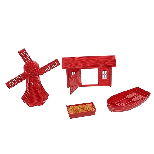 DOITOOL 16 Stück Teiliges Bauernhof Modell Set für Simulation Farmwerkzeuge Dekorative Spielzeuge für Schreibtisch Langlebige und Kostengünstige Farmzubehör von DOITOOL