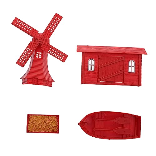 DOITOOL 16 Stück Teiliges Miniatur Bauernhof Set Langlebigem Material mit Detailreichen Modellen Realistischer Oberfläche Kinderspielzeug und Dekoration für Farm von DOITOOL