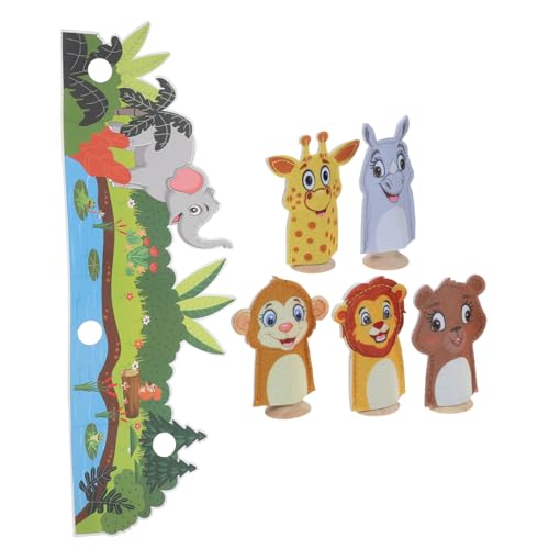 DOITOOL 1Satz Handgefertigten Fingerpuppen Filz für Mini Tierpuppen zum Geschichtenerzählen für Fingerspiele zur Familieninteraktion und Kreativen DOITOOL 1Satz Handgefertigten Fingerpuppen Filz für Mini Tierpuppen zum Geschichtenerzählen für Fingerspiele zur Familieninteraktion und Kreativen von DOITOOL