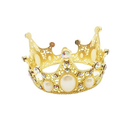 DOITOOL 1Stk kinder dekor Prinzessin Krone Tortenaufsatz für hochzeitsdeko Tiara Kuchen Topper Kuchen Krone Mini Zylinder Geburtstagsparty liefert Haarschmuck Dekorationen von DOITOOL