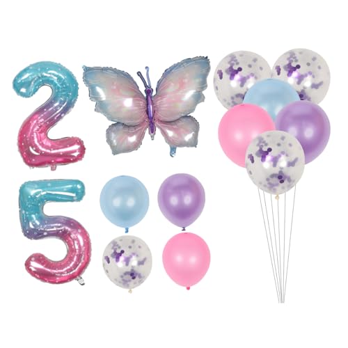 DOITOOL 2 Sätze Aluminium Folienballons für Geburtstagsfeier Teiliges für Dekoration und Festlichkeiten für Kindergeburtstage und Feiern von DOITOOL