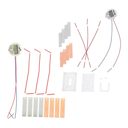 DOITOOL 2 Sätze Fruchtbatterie-Experiment Studentenzubehör Experimentiergerät für Fruchtbatterien Student DIY Obst Batterie Bausatz für Kartoffeluhren Lernspielzeug Zinkkupferblatt DOITOOL 2 Sätze Fruchtbatterie-Experiment Studentenzubehör Experimentiergerät für Fruchtbatterien Student DIY Obst Batterie Bausatz für Kartoffeluhren Lernspielzeug Zinkkupferblatt von DOITOOL