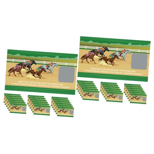 DOITOOL 2 Sätze Kinderkarte Scratchcard -Preis Karten abkratzen Kratzkarte für die Party Kartenspiel Glückliche Kratzkarte Rubbelkarten Papier von DOITOOL