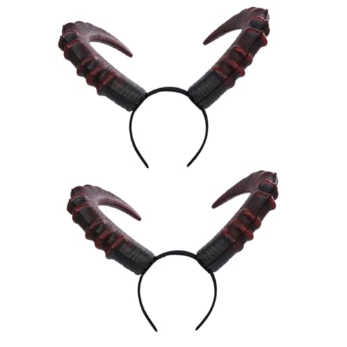 DOITOOL 2 Stk Stirnband aus Teufelshorn halloween haarschmuck halloween kopfschmuck faschings hut Kostümhörner Cosplay Ziegenhorn schmücken Kopfbedeckung Mann Kleidung Pu DOITOOL 2 Stk Stirnband aus Teufelshorn halloween haarschmuck halloween kopfschmuck faschings hut Kostümhörner Cosplay Ziegenhorn schmücken Kopfbedeckung Mann Kleidung Pu von DOITOOL