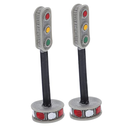 DOITOOL 2 Stück Ampelmodell Verkehr Nacht klein Mini drinnen Puppenhausdekor Figurenzubehör im Maßstab 1:12 Fee Lampe Landschaftsdekoration Ampel für Harz DOITOOL 2 Stück Ampelmodell Verkehr Nacht klein Mini drinnen Puppenhausdekor Figurenzubehör im Maßstab 1:12 Fee Lampe Landschaftsdekoration Ampel für Harz von DOITOOL