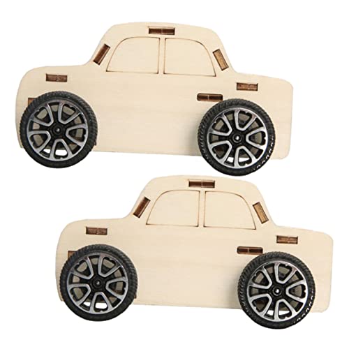 DOITOOL 2 Stück DIY Holzauto Bausatz für Attraktives Kreativität und Wissenschaft Einfach Zusammenzubauen ohne Kleber für Kleine Hände DOITOOL 2 Stück DIY Holzauto Bausatz für Attraktives Kreativität und Wissenschaft Einfach Zusammenzubauen ohne Kleber für Kleine Hände von DOITOOL