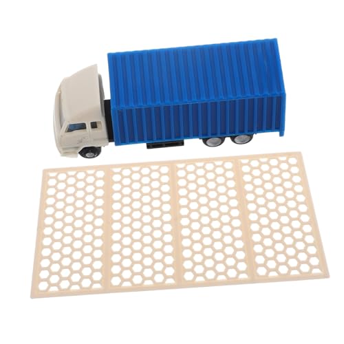 DOITOOL 2 Stück Farbiges LKW-Modell Farbige Lastwagen Modell Lastwagen Modell Lastwagen Mini Modell LKW Vintage Lastwagen Modell Sandtisch Modell Modelszene Szenenzubehör Plastik von DOITOOL
