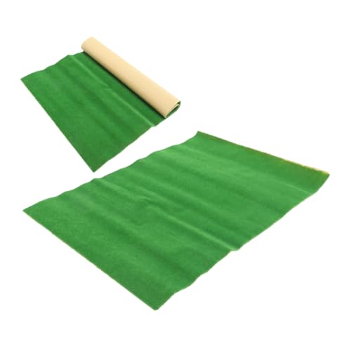 DOITOOL 2 Stück Künstlicher Rasenmatte Flexible DIY Bastelmatte für Gartenmodell Realistische Grüne Grasoptik Vielseitig für Miniaturgarten Outdoor Dekoration Partygestaltung von DOITOOL