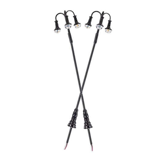 DOITOOL 2 Stück Miniatur Straßenlaternen Modell Kopf Lampen Landschaftslampe für Sandtisch Dekoration Miniatur Lampe für Modellbau und Häuser Stabile Basis Warmes Licht DOITOOL 2 Stück Miniatur Straßenlaternen Modell Kopf Lampen Landschaftslampe für Sandtisch Dekoration Miniatur Lampe für Modellbau und Häuser Stabile Basis Warmes Licht von DOITOOL