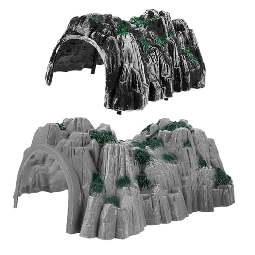 DOITOOL 2 Stück Modell eines Eisenbahntunnels Tunnelmodell Eisenbahntunnellandschaft Höhlenmodell dekorativer Eisenbahntunnel Zugtunnel vortäuschen Plastik DOITOOL 2 Stück Modell eines Eisenbahntunnels Tunnelmodell Eisenbahntunnellandschaft Höhlenmodell dekorativer Eisenbahntunnel Zugtunnel vortäuschen Plastik von DOITOOL
