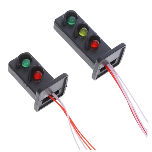 DOITOOL 2 Stück Modellmaterial Sandtisch Baumaterial Miniaturdekor Licht trainieren Gebäudeversorgung Ampel -Verkehrszeichen Miniaturlampe Modell licht Abs Schwarz DOITOOL 2 Stück Modellmaterial Sandtisch Baumaterial Miniaturdekor Licht trainieren Gebäudeversorgung Ampel -Verkehrszeichen Miniaturlampe Modell licht Abs Schwarz von DOITOOL