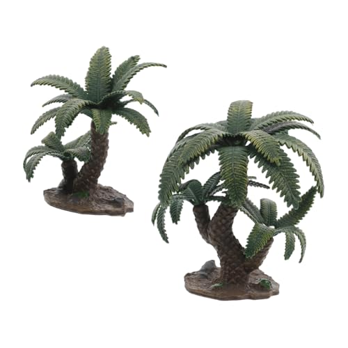 DOITOOL 2 Stück Simulation Landschaftsbaum Bäume Modell Mini Modellbäume Miniatur Baum Modell Mini Szene Zubehör Modellbäume Modellbäume Miniatur Landschaft Mikro Landschaft Modell Baum von DOITOOL