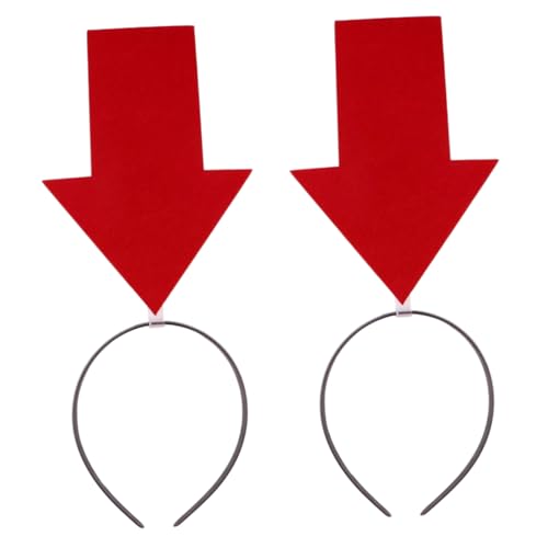DOITOOL 2 Stück -Stirnband Haar Lustige Requisiten Pfeilspitzen-Zubehör Gäste Süße Kopfbedeckung Pfeilförmiges Stirnband Nach Unten Dekorativer Kopfschmuck DOITOOL 2 Stück -Stirnband Haar Lustige Requisiten Pfeilspitzen-Zubehör Gäste Süße Kopfbedeckung Pfeilförmiges Stirnband Nach Unten Dekorativer Kopfschmuck von DOITOOL