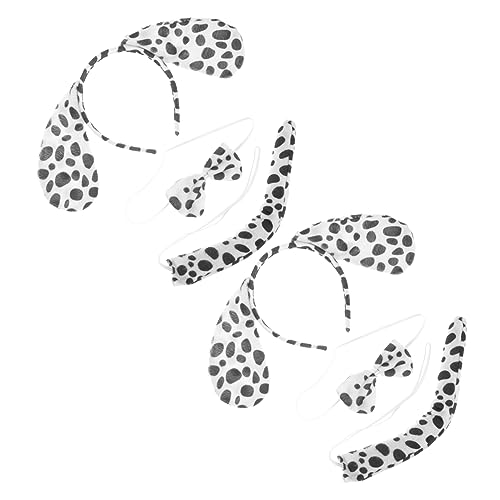 DOITOOL 20 Sätze Dalmatiner Stirnband Kuscheltier Maske Plastik Erwachsener Kind von DOITOOL