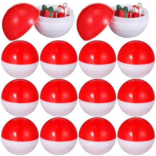 DOITOOL 20 Stück Runde Kapseln für Verkaufsautomaten, Leere Kunststoffbehälter, 1, 96 Zoll, Partygeschenke für Preise, Kaugummiautomaten von DOITOOL