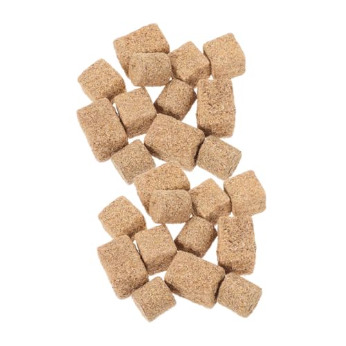 DOITOOL 24 Stück Mini-Heuhaufen-Modell dekorativer Heuhaufen Garten Heuhaufen Dekoratives Mini -Heu Szene Heuhaufen Ornament Mini-Heuballen zum Basteln Holz Light Brown von DOITOOL