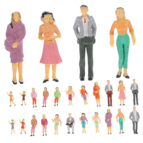 DOITOOL 26 Stück Maßstab Kunststoff Mini Figuren für Puppenhaus Dekoration und Sandtisch Vielfältige Charaktere Leichte Kompakte Sammlungsspielzeuge DOITOOL 26 Stück Maßstab Kunststoff Mini Figuren für Puppenhaus Dekoration und Sandtisch Vielfältige Charaktere Leichte Kompakte Sammlungsspielzeuge von DOITOOL