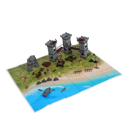 DOITOOL 293 Stück Teiliges Piraten-Ritter Soldaten mit Miniaturfiguren und -sandtisch Zubehör Kunststoff Spielzeugsoldaten für Geburtstag Authentische Militärmodelle zum Einfachen DOITOOL 293 Stück Teiliges Piraten-Ritter Soldaten mit Miniaturfiguren und -sandtisch Zubehör Kunststoff Spielzeugsoldaten für Geburtstag Authentische Militärmodelle zum Einfachen von DOITOOL