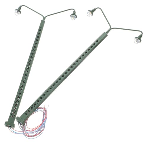 DOITOOL 2Stücke Lichtmodell Für Sandtisch Dekoration Stilvolle LED Beleuchtung Für Layouts Für Modelleisenbahn Enthusiasten von DOITOOL