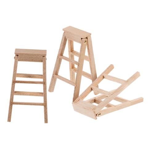 DOITOOL 3 Stück Holzleiter Mit Fischgrätenmuster Modellmöbel Holz Anziehpuppen Puppenhauspuppen Familie Holzpuppen Für Puppenhaus Miniatur Puppenhaus Bausatz Beige DOITOOL 3 Stück Holzleiter Mit Fischgrätenmuster Modellmöbel Holz Anziehpuppen Puppenhauspuppen Familie Holzpuppen Für Puppenhaus Miniatur Puppenhaus Bausatz Beige von DOITOOL