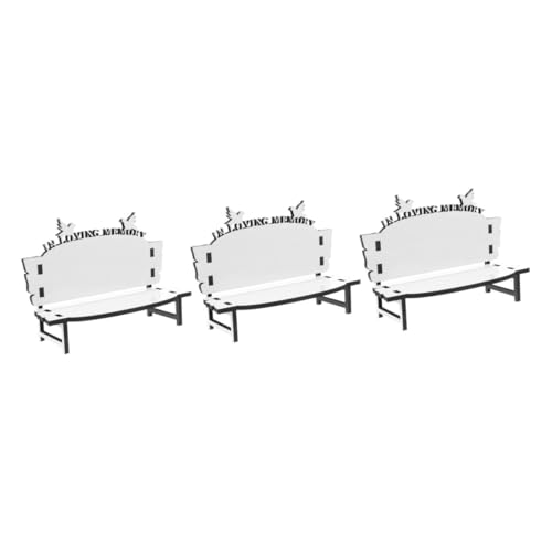 DOITOOL 3 Stück Sublimations Ornament Stuhlform aus Holz DIY Bastelset Hitzebeständig für Wärmeübertragung Kompakt und Leicht Langlebige Dekoration für Zuhause und Party Personalisierbar von DOITOOL
