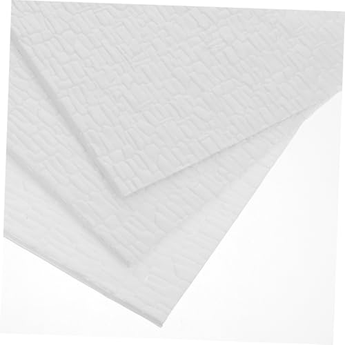 DOITOOL 3 Stück Teiliges Dachziegel aus Langlebigem PVC Kunststoff Realistische Modell Dachziegel für DIY Puppenhaus Sandtisch und Architektur Miniaturlandschaften Vielseitige Deko Props von DOITOOL