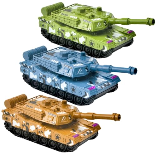 DOITOOL 3 Stück Teiliges Panzer Modell Farbige Fahrzeuge Langlebiges Sicheres Spielzeugauto für Stilvolle Desktop Dekoration Robustes Retro Tank Ornament Geschenk DOITOOL 3 Stück Teiliges Panzer Modell Farbige Fahrzeuge Langlebiges Sicheres Spielzeugauto für Stilvolle Desktop Dekoration Robustes Retro Tank Ornament Geschenk von DOITOOL