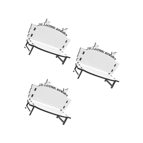 DOITOOL 3 Stück Unfertiges Sublimationsornament Holzstuhl Dekoration DIY Wärmeübertragbarer Stuhlanhänger Bastelset für Persönliche Fotoerinnerungen DOITOOL 3 Stück Unfertiges Sublimationsornament Holzstuhl Dekoration DIY Wärmeübertragbarer Stuhlanhänger Bastelset für Persönliche Fotoerinnerungen von DOITOOL