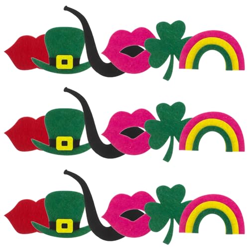 DOITOOL 30 Stück Irish Day Filzaufkleber Handwerk Selbstklebende Filzaufkleber Dekoration Dekoraufkleber aus Filz Kleeblatt-Stoffaufkleber Patricks-Aufkleber Kleeblatt-Aufkleber gefühlt DOITOOL 30 Stück Irish Day Filzaufkleber Handwerk Selbstklebende Filzaufkleber Dekoration Dekoraufkleber aus Filz Kleeblatt-Stoffaufkleber Patricks-Aufkleber Kleeblatt-Aufkleber gefühlt von DOITOOL