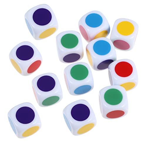 DOITOOL 30 Stück Teiliges Bunte Acrylwürfel Sechsseitige Farbpunkte Lehrwürfel für Interaktives Lernspielzeug zur Farbenerkennung Fördert Wahrnehmung und Eltern Junge Mädchen Beziehung DOITOOL 30 Stück Teiliges Bunte Acrylwürfel Sechsseitige Farbpunkte Lehrwürfel für Interaktives Lernspielzeug zur Farbenerkennung Fördert Wahrnehmung und Eltern Junge Mädchen Beziehung von DOITOOL