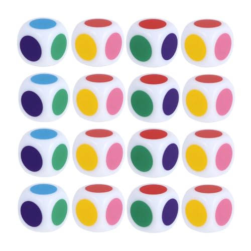 DOITOOL 30 Stück Lernwürfel Bunte Farbwürfel Interaktive Spielwürfel für Klassenzimmer und Farbunterricht Leichtes Acrylmaterial Sicheres Lernspielzeug für Kinder DOITOOL 30 Stück Lernwürfel Bunte Farbwürfel Interaktive Spielwürfel für Klassenzimmer und Farbunterricht Leichtes Acrylmaterial Sicheres Lernspielzeug für Kinder von DOITOOL