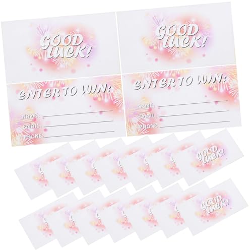 DOITOOL 300 Stück Tombola-Tickets für Erwachsene Gewinnspielkarten Auktionskarten Eintrittskarten eingeben Dankeskarten für Pfarrer große Tombola-Tickets Papier von DOITOOL