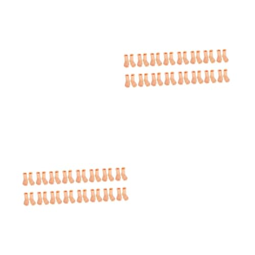 DOITOOL 32 Stck Teiliges Finger Fuß Puppen aus Flexiblem Gummi Realistische Körpermodell Spielzeuge für Frühkindliche Passend für Linke und Rechte Hände Pädagogisches Lernspielzeug für von DOITOOL
