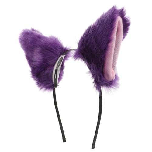 DOITOOL 3stücke Plüsch Katzenohr Haarreif Für Damen Und Mädchen Weiches Dehnbares Stirnband Für Kostümpartys Karneval Und Halloween Haaraccessoire Für Tier-mottopartys von DOITOOL