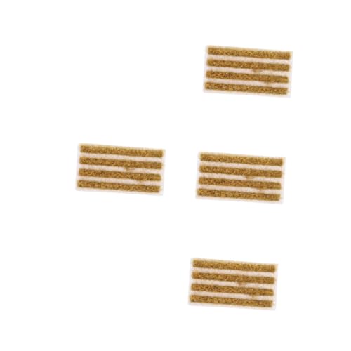 DOITOOL 4 Sätze Maßstab Mikro Landschaft Grasstreifen für Sandtisch Deko Realistische Simulation Reisfeld Landschaft DIY Miniatur Szenenbau Zubehör von DOITOOL