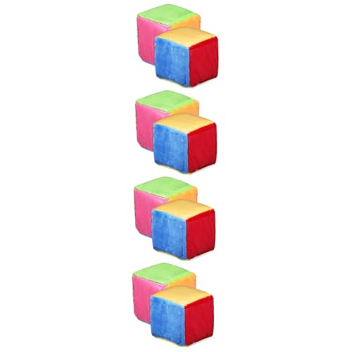 DOITOOL 4 Sätze Plüschtier Spiel Würfel Würfelspiel Story Cubes -Spiel Geschichtenwürfel Für Taschenwürfel Lernen Polyedrische Würfel Bunte Würfel Stoff 2 Stücke * 4 DOITOOL 4 Sätze Plüschtier Spiel Würfel Würfelspiel Story Cubes -Spiel Geschichtenwürfel Für Taschenwürfel Lernen Polyedrische Würfel Bunte Würfel Stoff 2 Stücke * 4 von DOITOOL