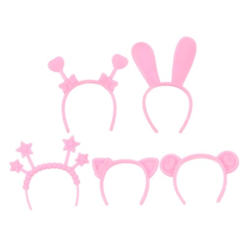 DOITOOL 4 Satz Spielzeugpuppe Hummerhut rosa und weiße Katzenohren Bärenohren Kostüm Antennenstirnband Stirnband Bärenohren Halloween Augenzusätze Plastik DOITOOL 4 Satz Spielzeugpuppe Hummerhut rosa und weiße Katzenohren Bärenohren Kostüm Antennenstirnband Stirnband Bärenohren Halloween Augenzusätze Plastik von DOITOOL