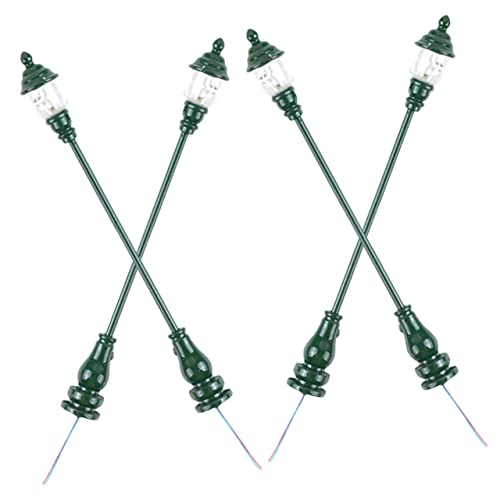 DOITOOL 4 Stück Gartenlicht Modelllampe Straßenlaterne Sand Solarleuchten Garten Puppenhaus Außendekorationen Garten Solar Kleine Terrasse Mini Rasen Gartendekor Edelstahl DOITOOL 4 Stück Gartenlicht Modelllampe Straßenlaterne Sand Solarleuchten Garten Puppenhaus Außendekorationen Garten Solar Kleine Terrasse Mini Rasen Gartendekor Edelstahl von DOITOOL