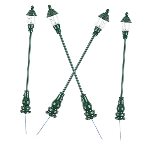 DOITOOL 4 Stück Miniatur Gartenlampen Modell Straßenlaterne Requisiten für Sandtischbeleuchtung Dekorative Miniatur Leuchten für Puppenhäuser und Modelleisenbahnen Robust und Detailreich DOITOOL 4 Stück Miniatur Gartenlampen Modell Straßenlaterne Requisiten für Sandtischbeleuchtung Dekorative Miniatur Leuchten für Puppenhäuser und Modelleisenbahnen Robust und Detailreich von DOITOOL