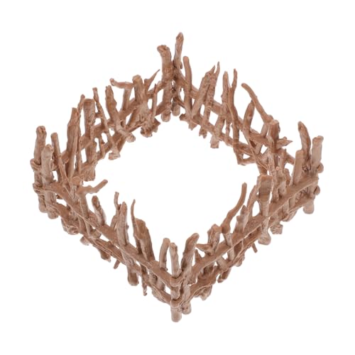 DOITOOL 4 Stück Miniaturzaun Teiliges Realistische Farmzaun Spielset Dekorative Gartenbegrenzung für DIY Feengarten Puppenhaus Lernspielzeug für Outdoor Miniaturdekoration DOITOOL 4 Stück Miniaturzaun Teiliges Realistische Farmzaun Spielset Dekorative Gartenbegrenzung für DIY Feengarten Puppenhaus Lernspielzeug für Outdoor Miniaturdekoration von DOITOOL