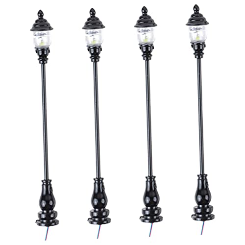 DOITOOL 4 Stück Sandtabellenmodellzubehör Miniatur Mini-Gartenlampe Gartendekoration im Freien Gartenbeleuchtung winzige Lichter Hoflampenmodell Sandtischdekor Edelstahl Plus abs Schwarz DOITOOL 4 Stück Sandtabellenmodellzubehör Miniatur Mini-Gartenlampe Gartendekoration im Freien Gartenbeleuchtung winzige Lichter Hoflampenmodell Sandtischdekor Edelstahl Plus abs Schwarz von DOITOOL