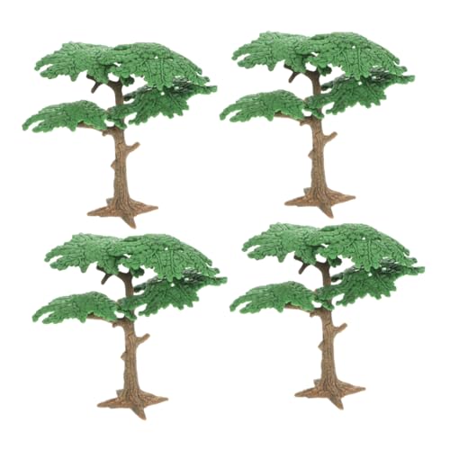 DOITOOL 4 Stück Simulationslandschaftsbaum Künstlicher Miniaturbaum Miniatur-modellbäume Miniatur-landschaftsmodell Mikro-landschaftsbaum Landschaftslandschaftsbaummodell Plastik von DOITOOL