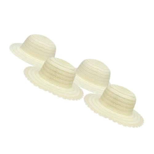DOITOOL 4 Stück Teiliges Strohhut DIY Weiße Blanke Bucket Hats mit Spitze zum Bemalen und Basteln Kreative Sommer Sonnenhüte für Jungen und Mädchen für Strand Freizeit und Veranstaltungen DOITOOL 4 Stück Teiliges Strohhut DIY Weiße Blanke Bucket Hats mit Spitze zum Bemalen und Basteln Kreative Sommer Sonnenhüte für Jungen und Mädchen für Strand Freizeit und Veranstaltungen von DOITOOL