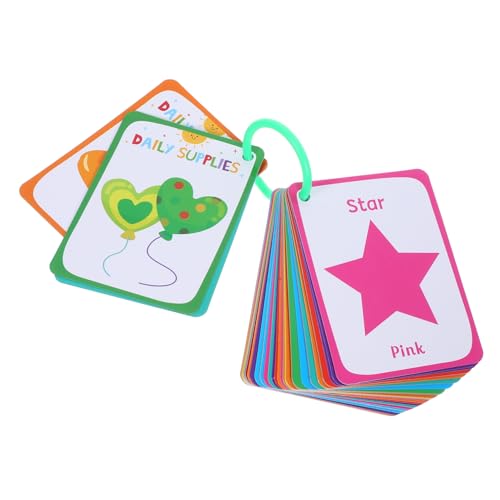 DOITOOL 49 Stück Kognitive Karten Für Die Früherziehung Form Säuglinge Bunt Und Lernkarten Für Kleinkinder Kognitive Kinderkarten Bildungsspielzeug Ausbildung Sensorisch Fokus Erste Papier von DOITOOL