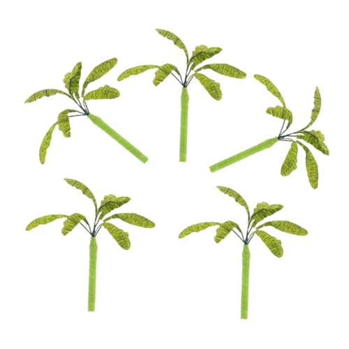 DOITOOL 5 Stück Miniatur Bananenbaum Modell für Sandtischdekorationen Handgefertigte Pflanzen für Mikrolandschaften Realistische Gestaltung für Modellbahnen und Bastelprojekte DOITOOL 5 Stück Miniatur Bananenbaum Modell für Sandtischdekorationen Handgefertigte Pflanzen für Mikrolandschaften Realistische Gestaltung für Modellbahnen und Bastelprojekte von DOITOOL