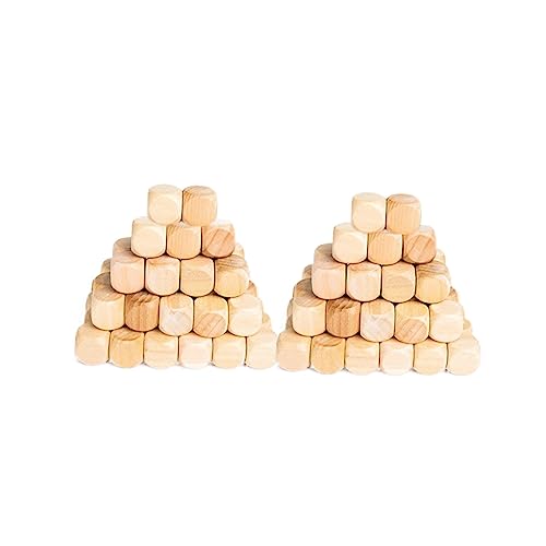 DOITOOL 50 Stück Hölzerne Leere Gadgets Blankowürfel groß Leerzeichen große Name puzzlewürfel rätselwürfell spielewürfel Puzzle Cube Leere Blöcke Bambus DOITOOL 50 Stück Hölzerne Leere Gadgets Blankowürfel groß Leerzeichen große Name puzzlewürfel rätselwürfell spielewürfel Puzzle Cube Leere Blöcke Bambus von DOITOOL