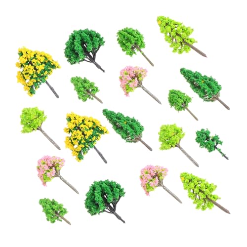 DOITOOL 55 Stück Kleine Baum Modelle Modellbäume Zubehör Für Modelldioramen Flaschenbürstenbäume Kleine Bäume Miniaturbäume Zum Basteln Mini -Baum Miniaturbäume Für Miniaturen Plastik von DOITOOL
