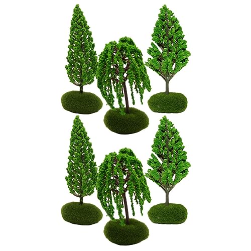 DOITOOL 6 Stck. Simulierte Straßenbäume Modellbäume Gefälschte Bäume Baum Handwerk Klein Zypresse Mini-baumschmuck Miniatur Künstlicher Baum Diorama-minibäume Plastik DOITOOL 6 Stck. Simulierte Straßenbäume Modellbäume Gefälschte Bäume Baum Handwerk Klein Zypresse Mini-baumschmuck Miniatur Künstlicher Baum Diorama-minibäume Plastik von DOITOOL